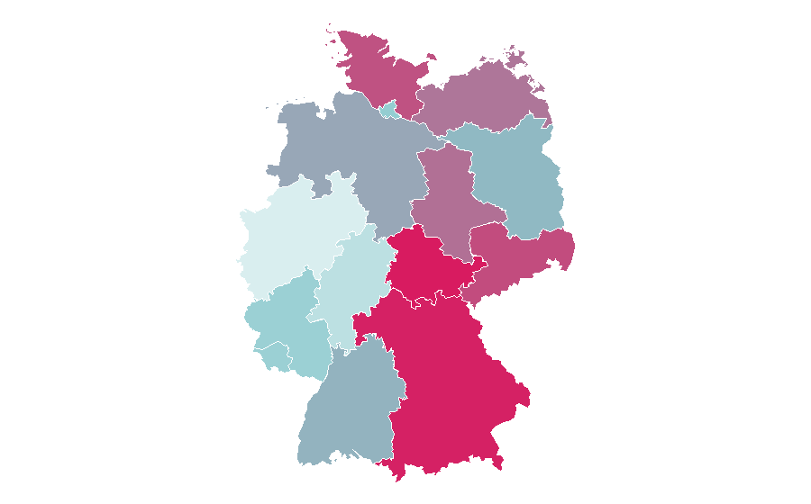 Affinity by region — Bon Scott, Germany