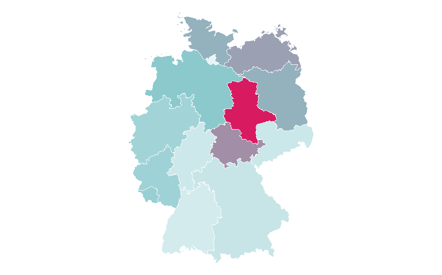 Affinity by region — Bone, Germany
