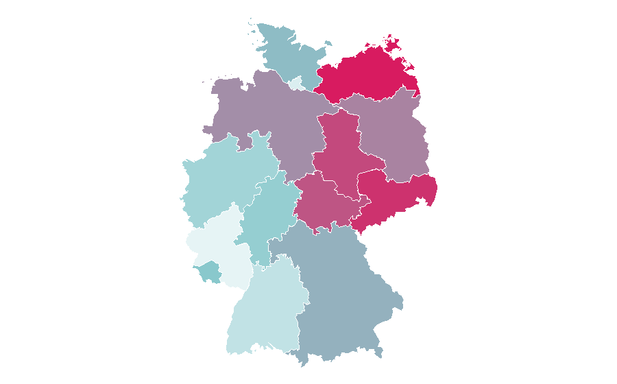 Affinity by region — Boney M., Germany