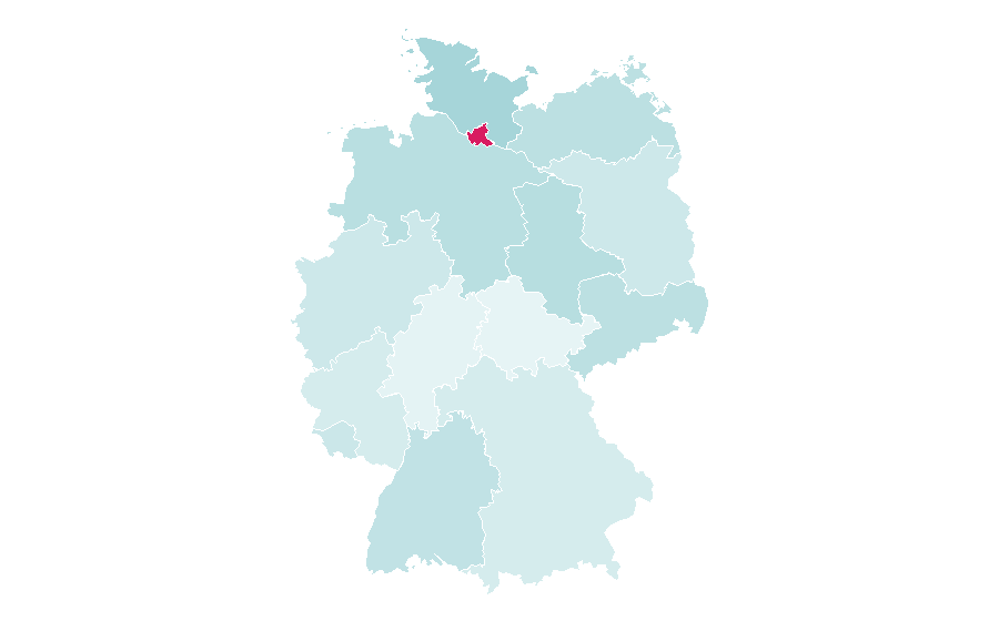 Affinity by region — Bonez MC, Germany