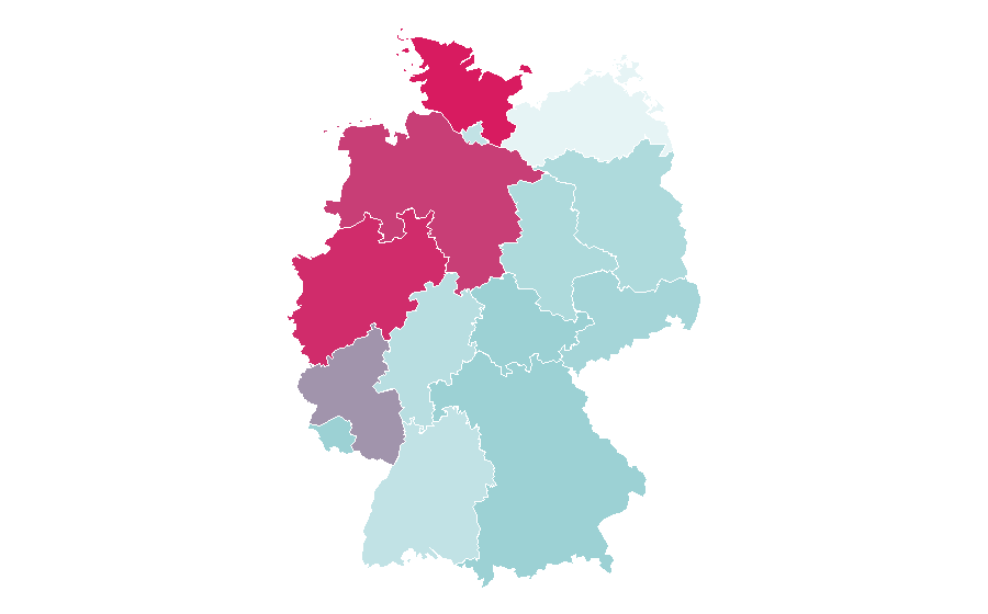 Affinity by region — Bonnie Wright, Germany