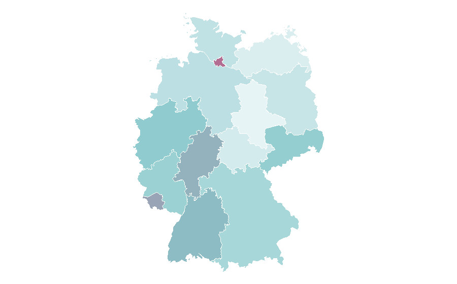 Affinity by region — Bonobo (musician), Germany