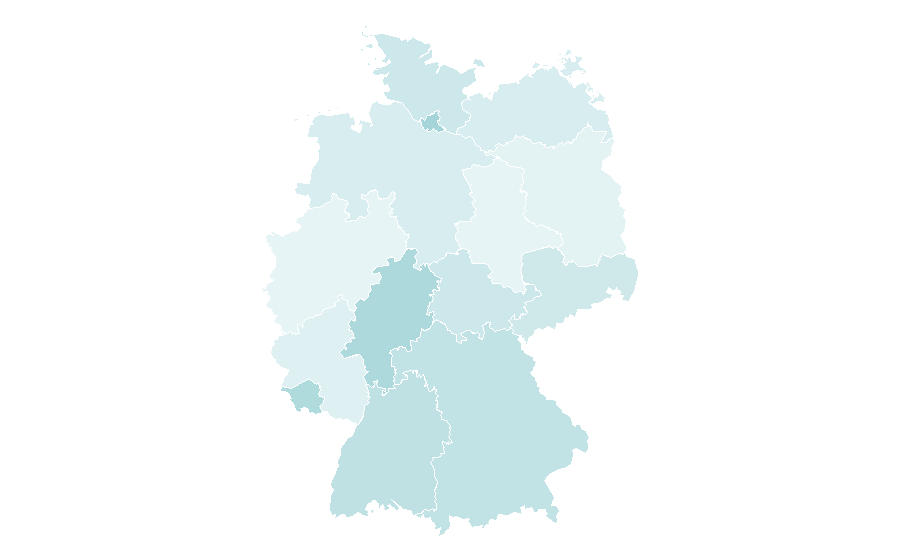 Affinity by region — Bookbinding, Germany