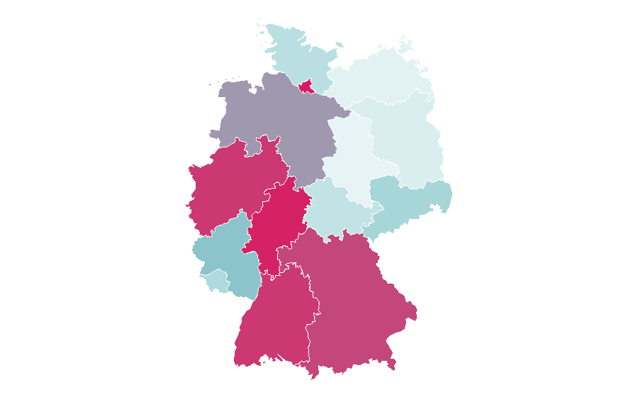 Affinity by region — Borat, Germany