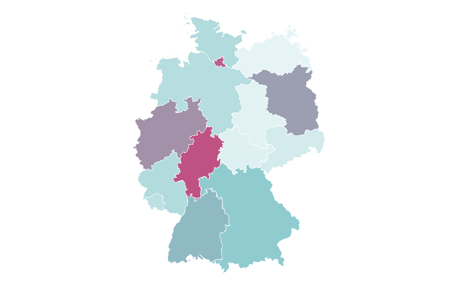 Affinity by region — BOSS, Germany