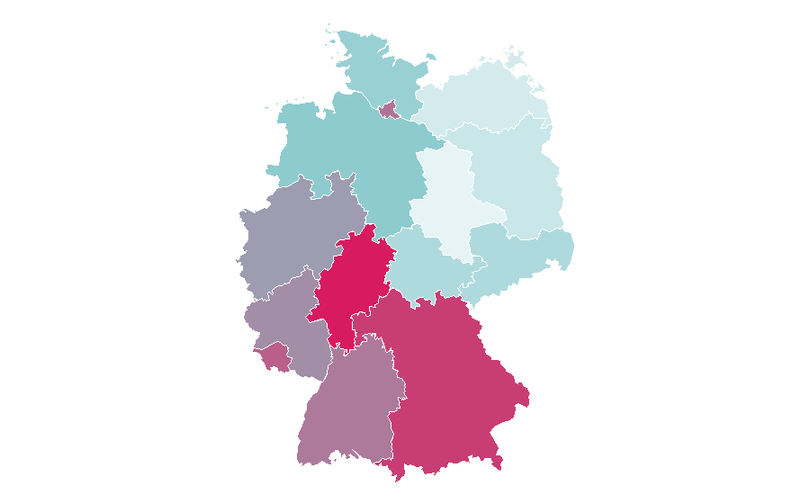 Affinity by region — Boston, Germany