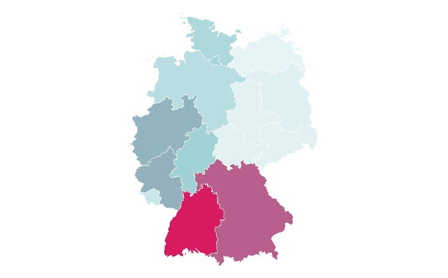 Affinity by region — Bota Sot, Germany