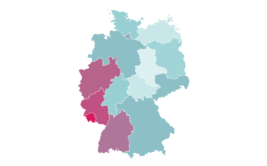Affinity by region — Boudoir, Germany