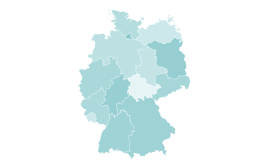 Affinity by region — Bowling, Germany