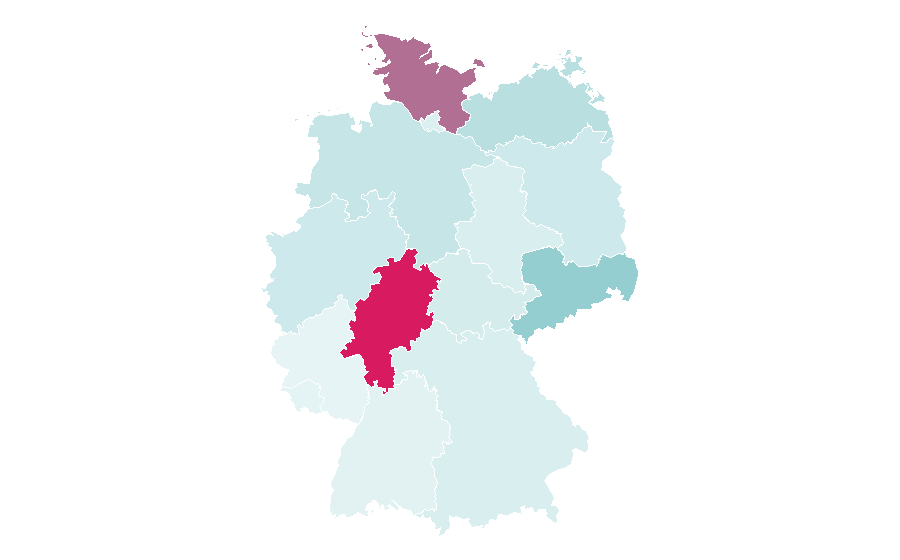 Affinity by region — Boyfriend, Germany