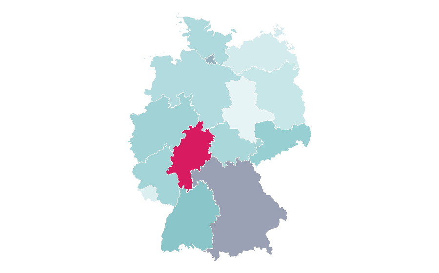 Affinity by region — BPM (magazine), Germany