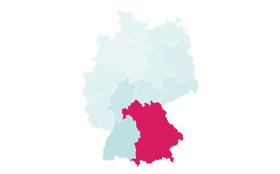 Affinity by region — BR-Klassik, Germany