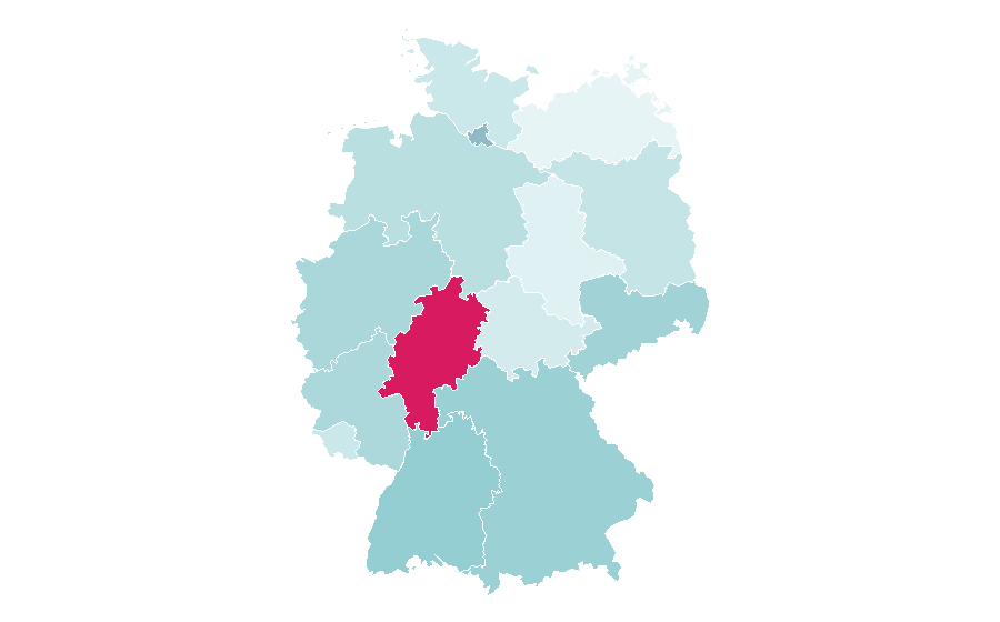 Affinity by region — Bracket (band), Germany