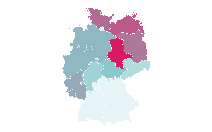 Affinity by region — Brad Garrett, Germany