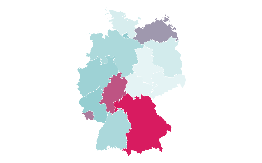 Affinity by region — Brasserie, Germany