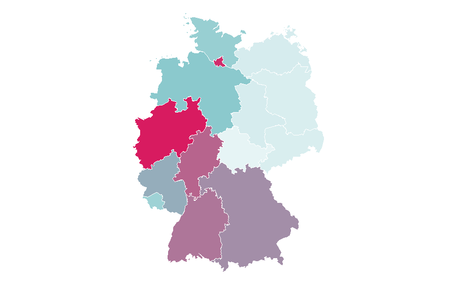 Affinity by region — Bread crumbs, Germany