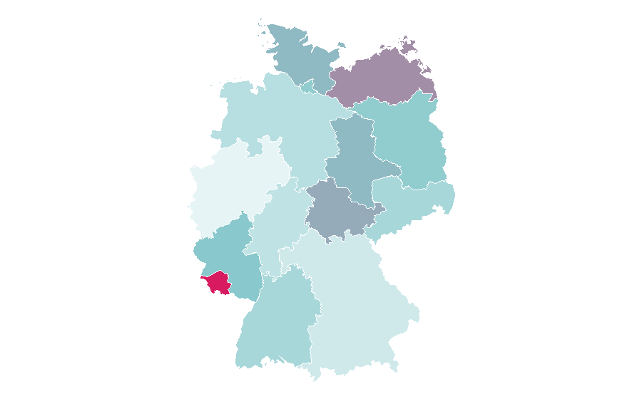 Affinity by region — Bread pan, Germany