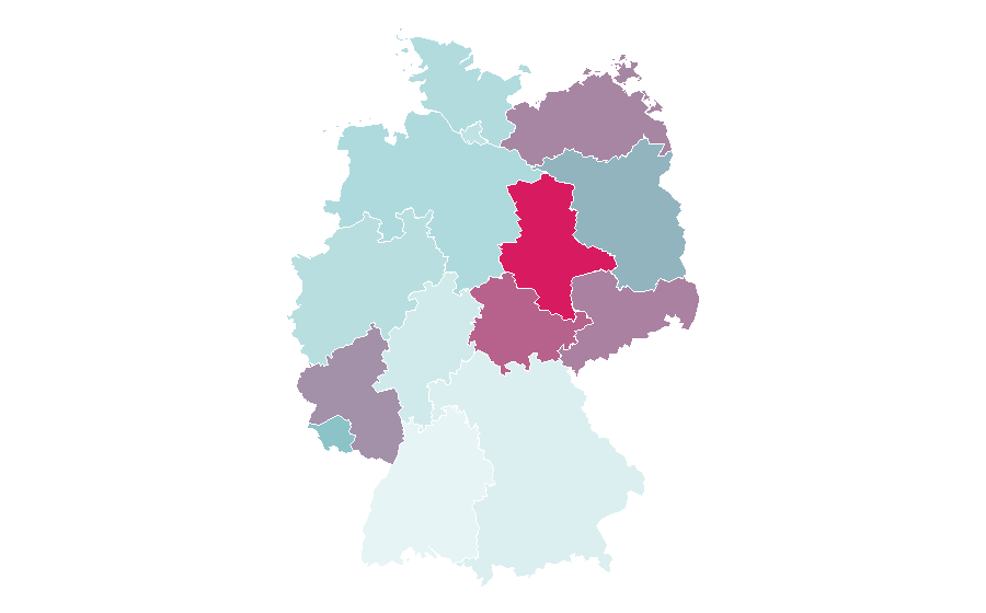 Affinity by region — Bret Hart, Germany