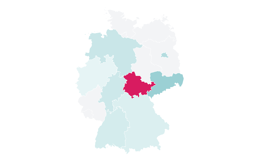 Affinity by region — Brinjevec, Germany