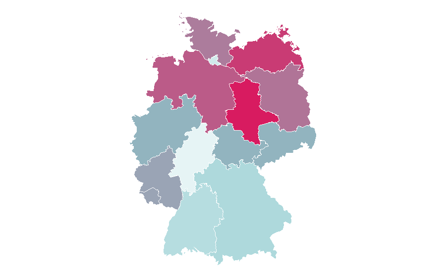 Affinity by region — British Royal Family, Germany