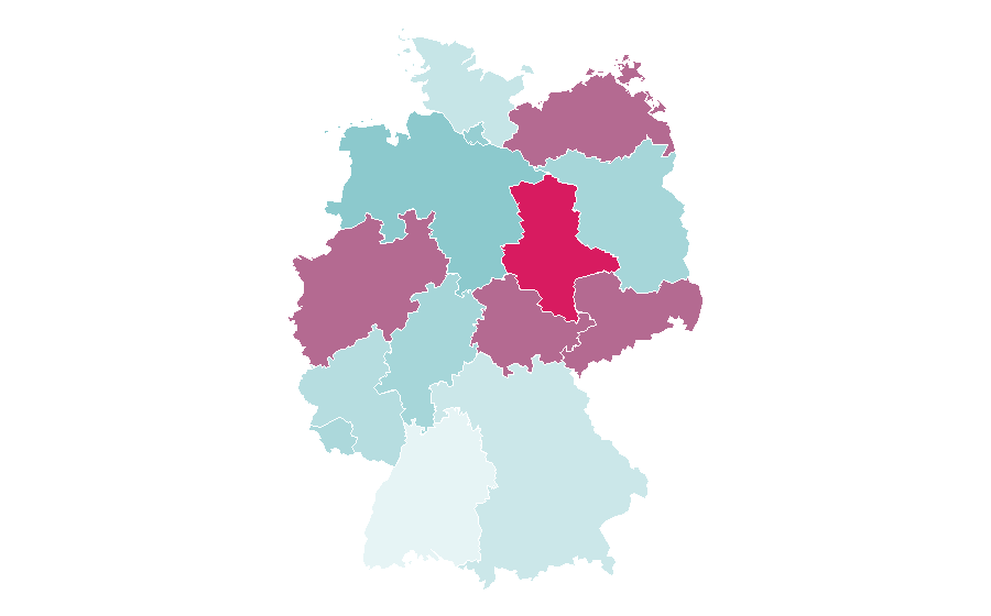 Affinity by region — Brock Lesnar, Germany