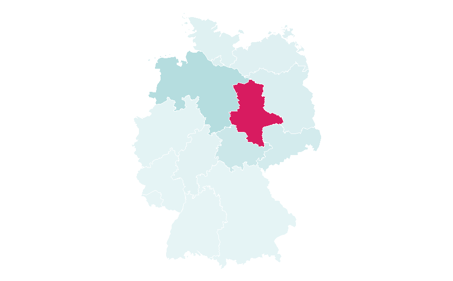 Affinity by region — Brocken, Germany