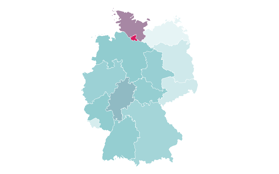 Affinity by region — Broker, Germany