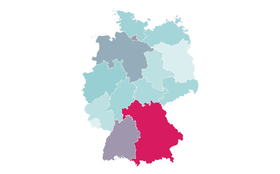 Affinity by region — Brown trout, Germany