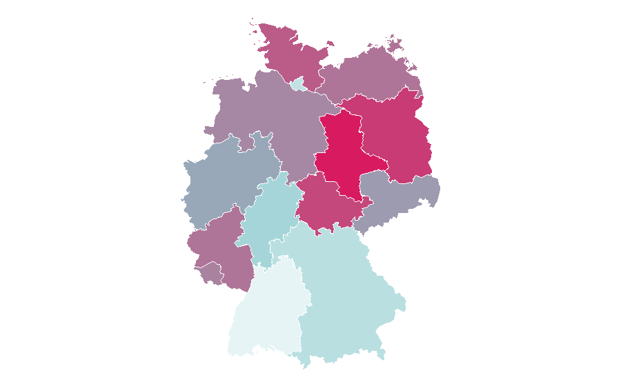 Affinity by region — Bruce Greenwood, Germany