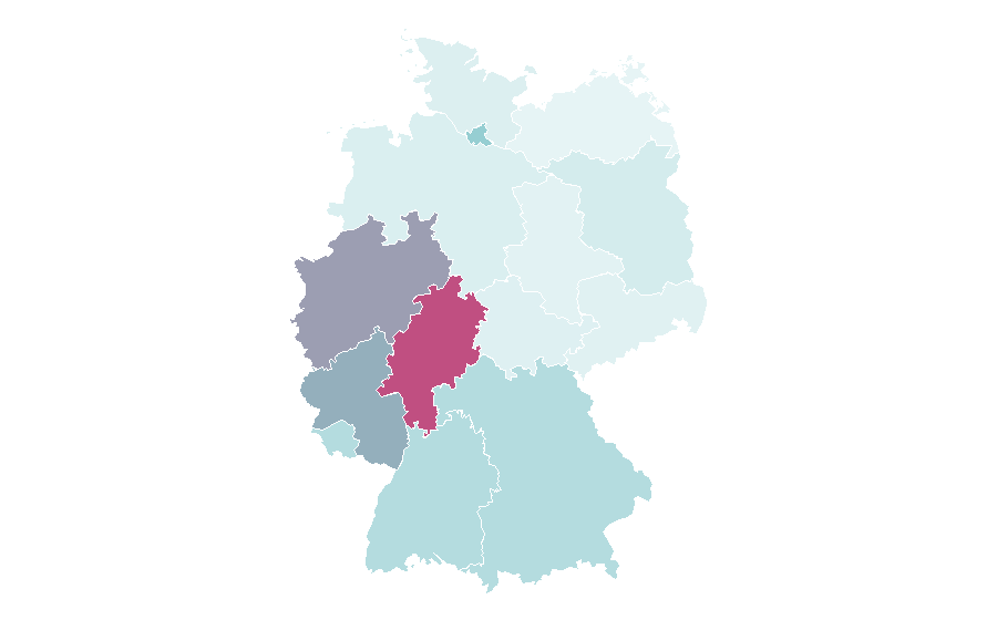Affinity by region — Brussels, Germany