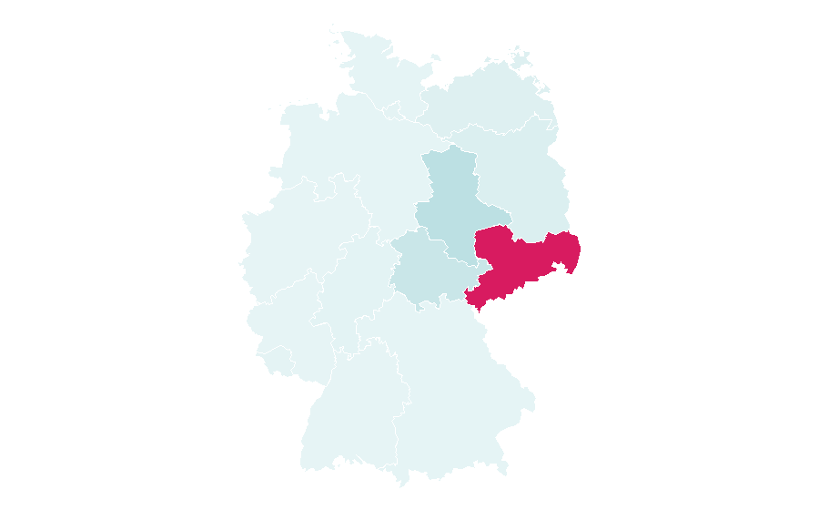 Affinity by region — BSG Chemie Leipzig, Germany