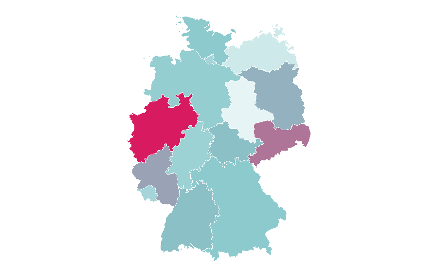 Affinity by region — Buckingham Palace, Germany