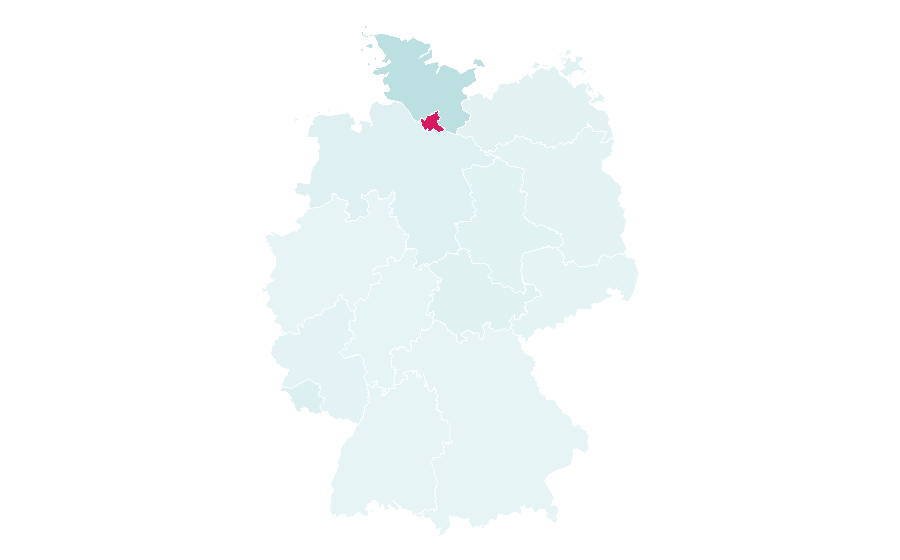 Affinity by region — Budnikowsky, Germany