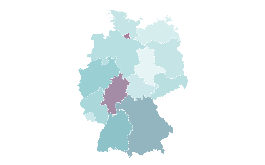 Affinity by region — Buenos Aires, Germany