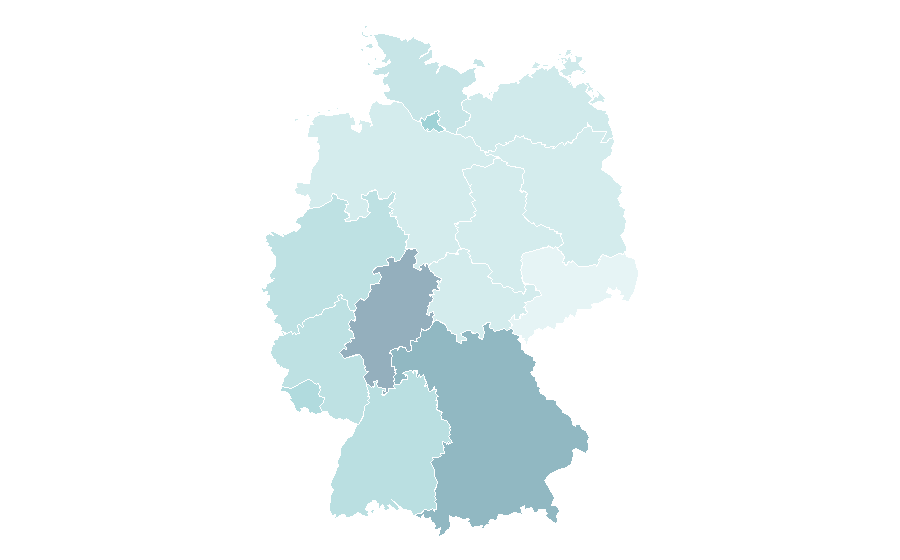 Affinity by region — Buffalo, New York, Germany