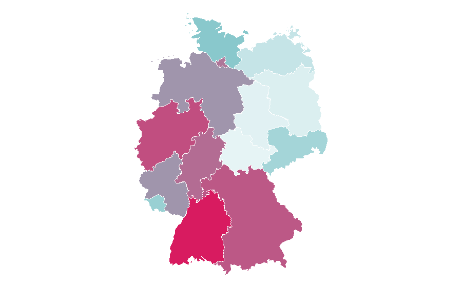 Affinity by region — Bugatti, Germany