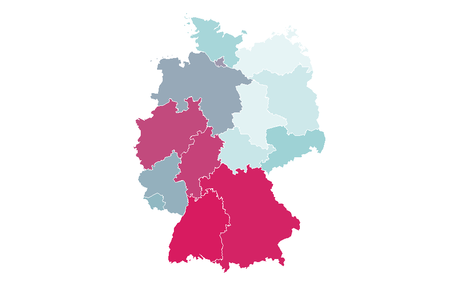 Affinity by region — Bugatti Chiron, Germany