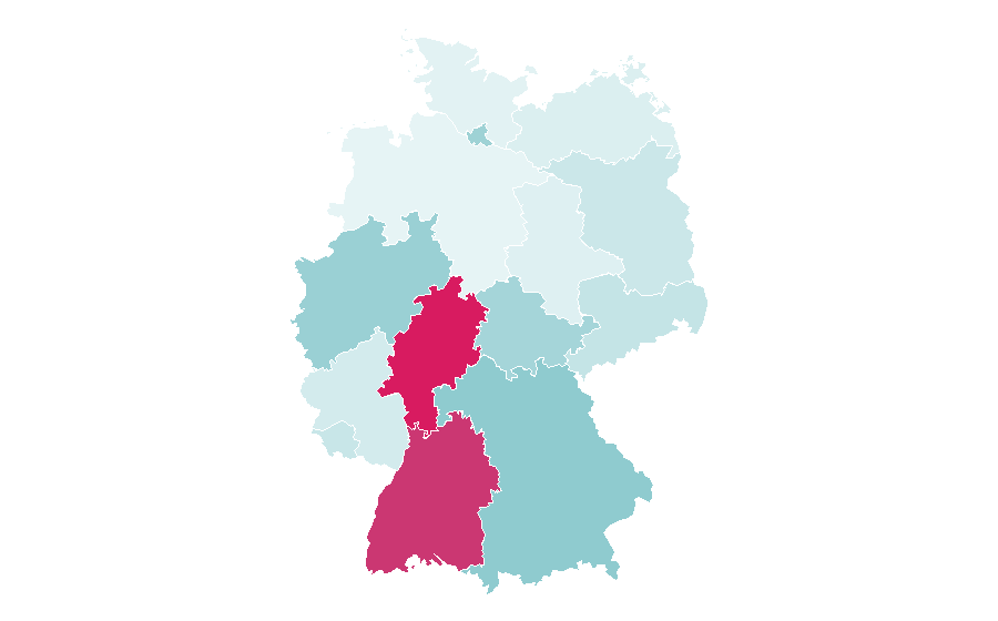 Affinity by region — Building automation, Germany
