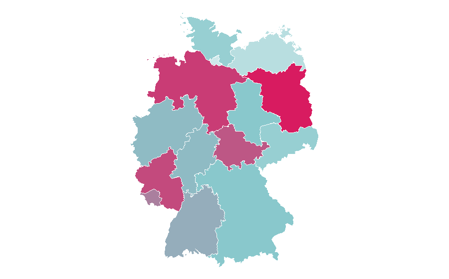 Affinità per regione — Building material, Germania