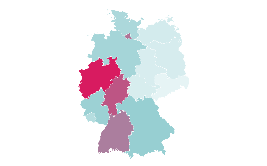 Affinity by region — Bülent Ersoy, Germany