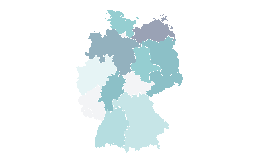 Affinity by region — Bullying awareness, Germany
