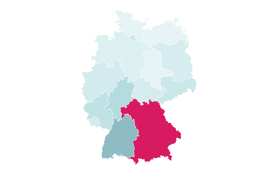 Affinity by region — Burano, Germany