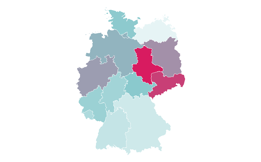 Affinité par région — Bürgergeld, Allemagne