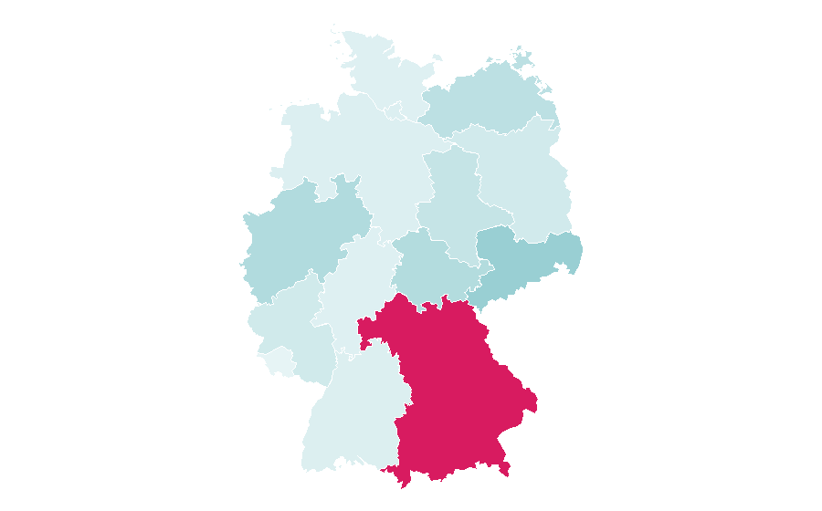 Afinidad por región — Burglary, Alemania