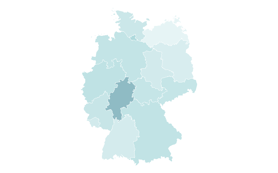 Affinity by region — Burial, Germany