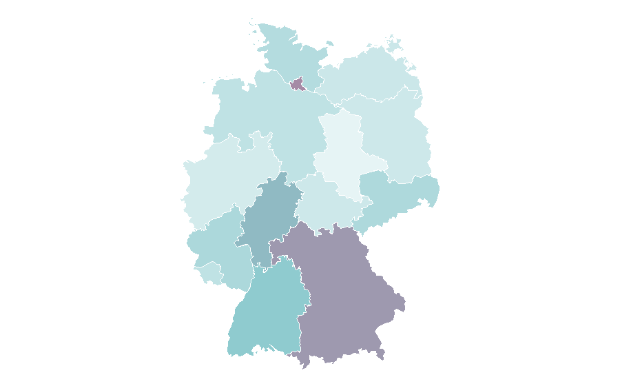 Affinity by region — Burning Man, Germany