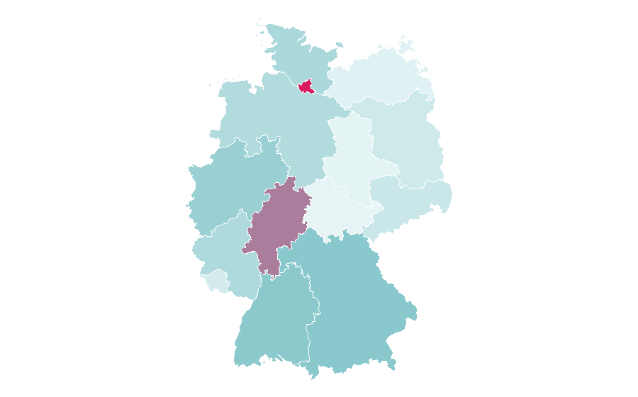 Affinity by region — Busan, Germany