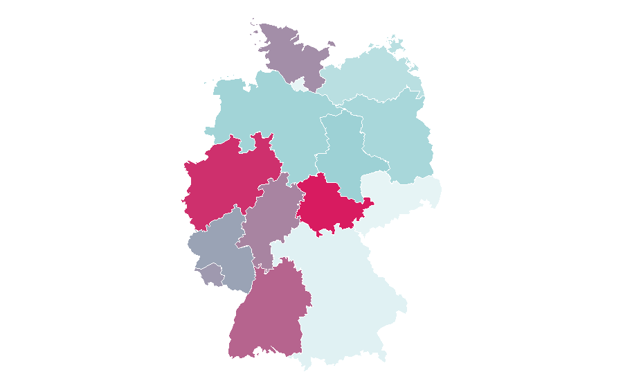 Affinity by region — Business analysis, Germany