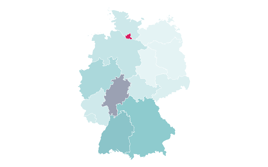 Affinity by region — Business intelligence, Germany