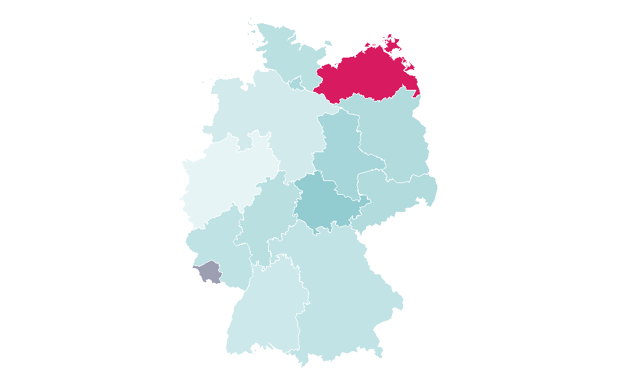 Affinity by region — Business jet, Germany